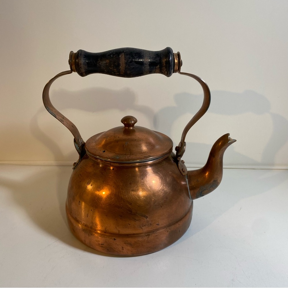 Vintage Copper Tea Kettle Made by Douro in Portugal